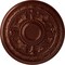 Ekena Millwork Tellson Ceiling Medallion (Fits Canopies up to 6 3/4"), 30 5/8"OD x 2 1/2"P, Antique Copper CM30TEACS - alternate 1